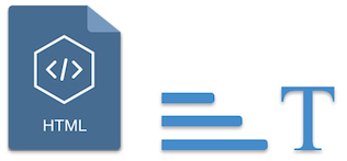 HTML na text Java