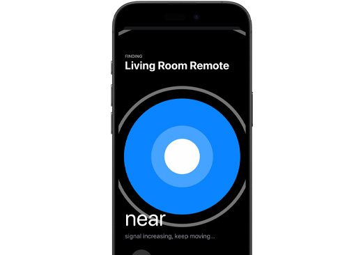 使用 iPhone 尋找 Siri Remote