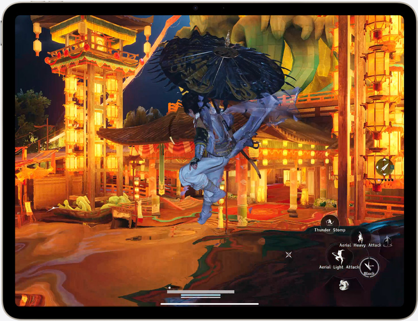 iPad Air 展示適用於遊戲的先進圖像處理效能