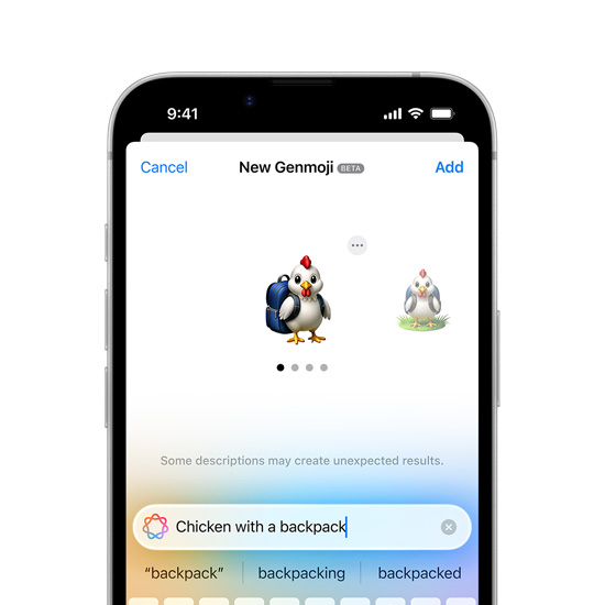شاشة iPhone 16e تعرض تصميماً لرمز جنموجي.