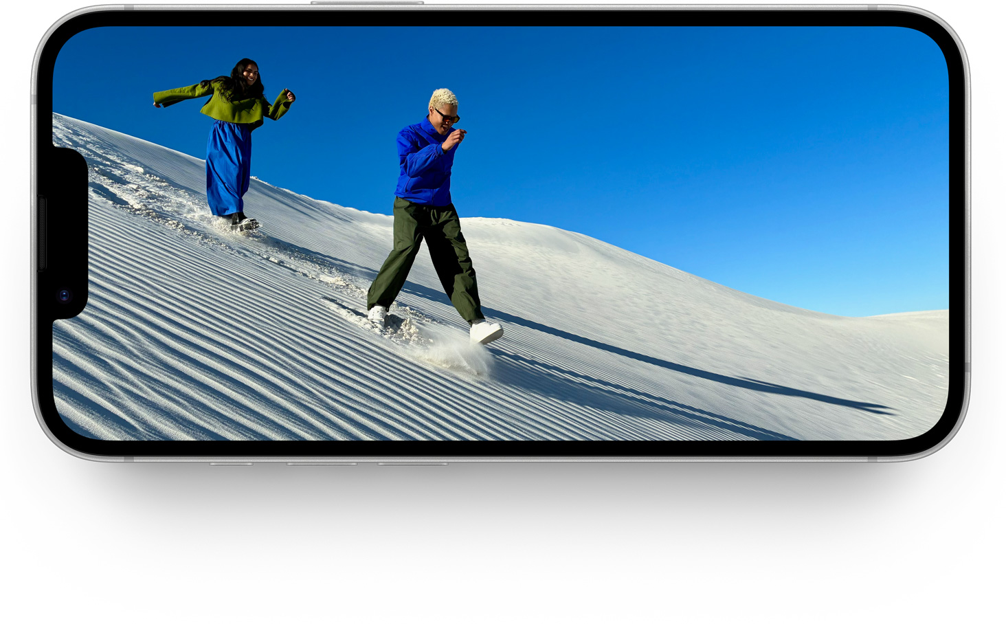 iPhone 16e 展示亮眼的超級 Retina XDR 顯示器
