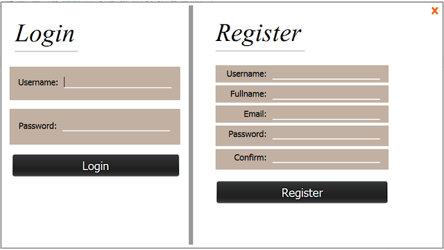 Java Login And Register Form With Text File