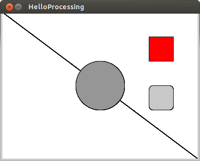 fill shapes with color in Processing fill shapes with color in Processing