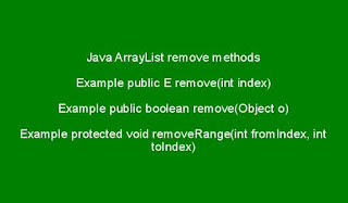 java-arraylist-remove