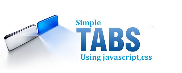 Simple Tabs Using Javascript and CSS
