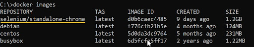 Selenium Tests on Docker