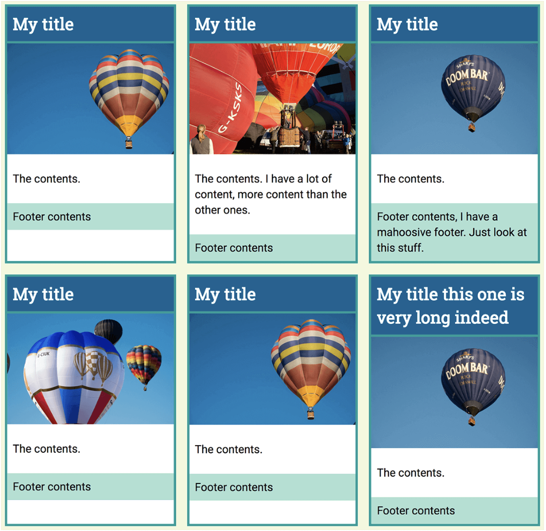 Nested Grid Layout made using CSS Grid and CSS Flexbox