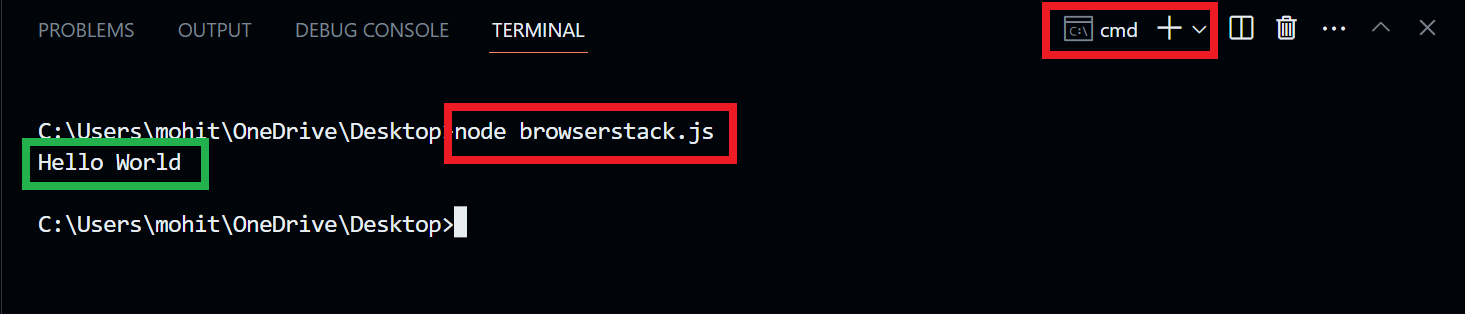 Initiating NodeJS File