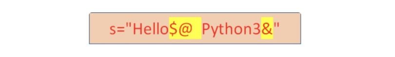Removing characters in a string that are not alphanumeric.