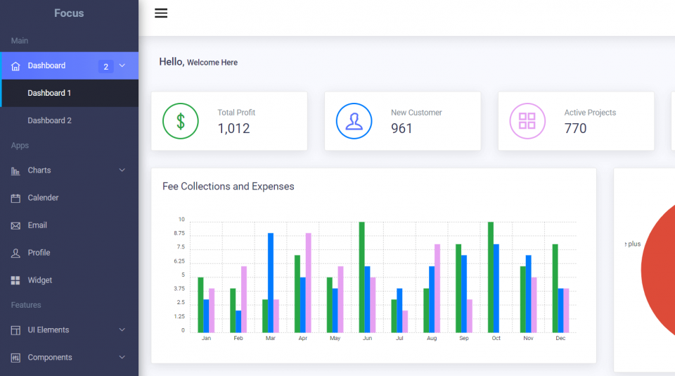 Bootstrap dashboard