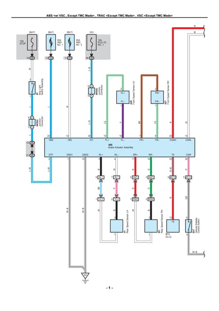 2009 2010 toyota corolla electrical wiring diagrams