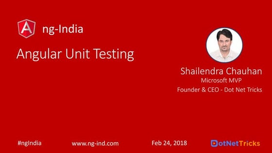 Angular Unit Testing