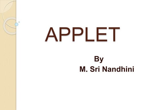 Applet (1)