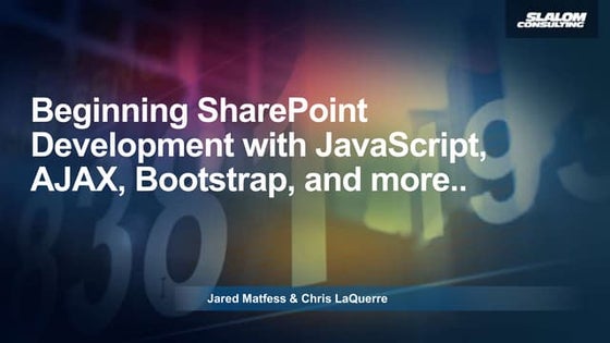 A Beginner's Guide to Client Side Development with Javascript