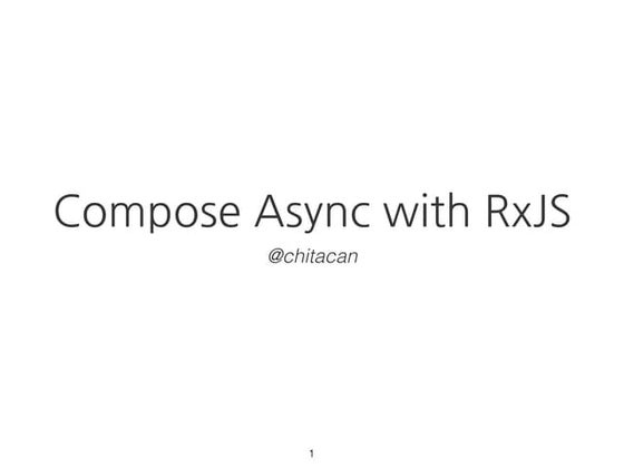 Compose Async with RxJS