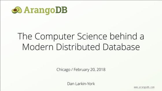 The Computer Science Behind a modern Distributed Database