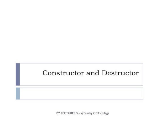 vb.net Constructor and destructor