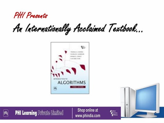 INTRODUCTION TO ALGORITHMS Third Edition