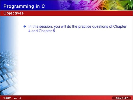 C programming session 10