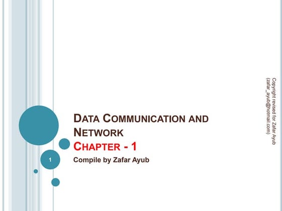 Data communication and network Chapter -1