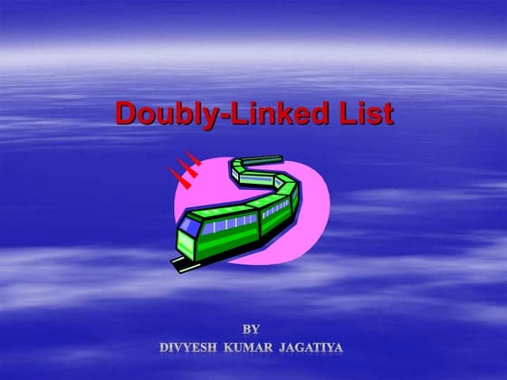 Doubly linked list (animated)