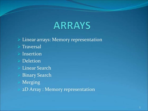 ds 2Arrays.ppt