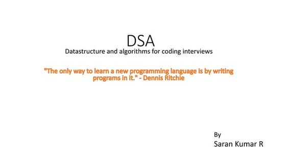 DSA in java