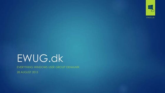 Ewug.dk  windows 10 deployment