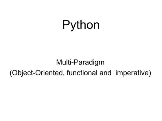 Learning python
