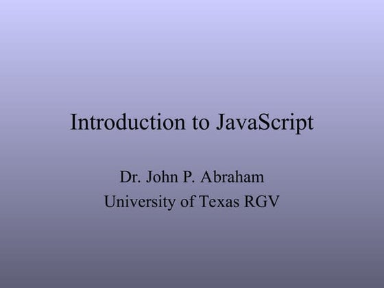 INTRO TO JAVASCRIPT basic to adcance.ppt