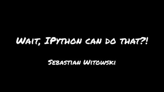 Wait, IPython can do that?