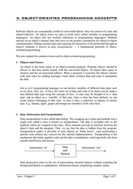 Java   chapter 3