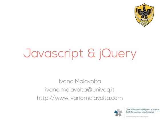 Javascript and jQuery for Mobile