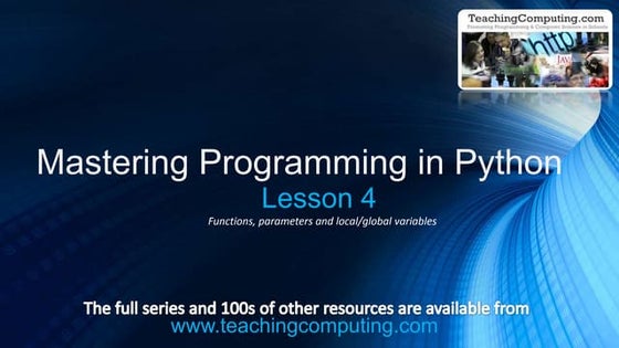 Mastering Python lesson 4_functions_parameters_arguments