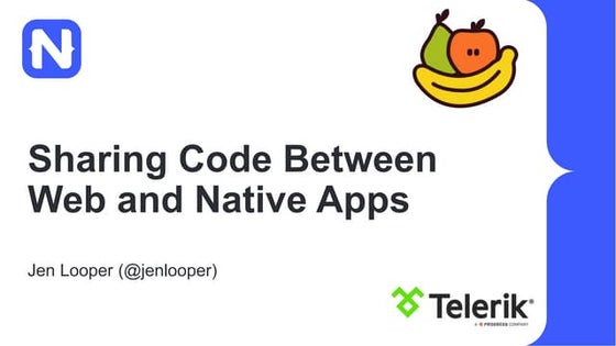 Sharing Code between Web and Mobile Apps