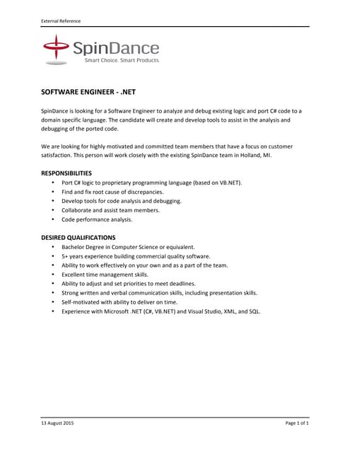 .NET Developer