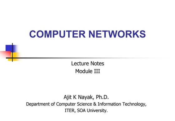 Computer Networks Module III