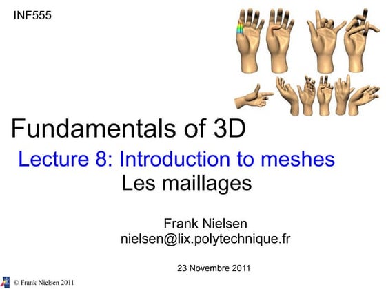 (slides 8) Visual Computing: Geometry, Graphics, and Vision