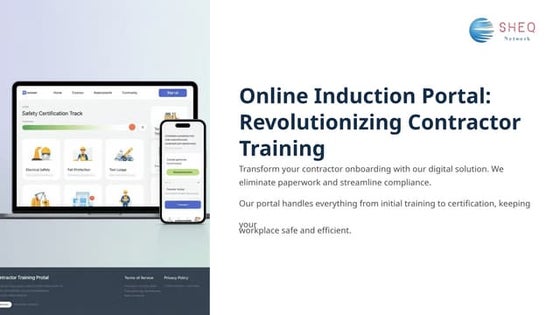 Simplify Training with an Online Induction Portal for Contractors