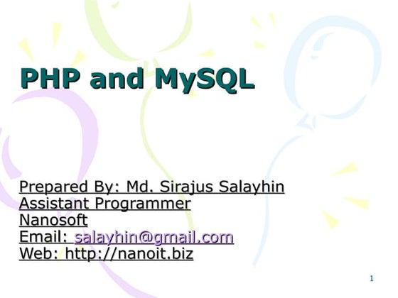 PHP MySQL