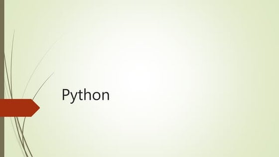 Python Programming Basics for begginners