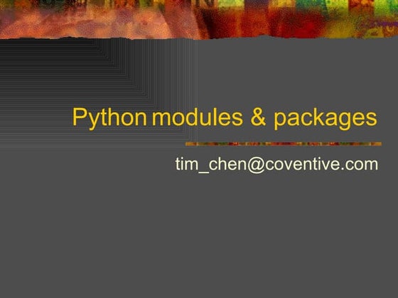 Pythonpresent