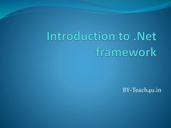 .Net framework