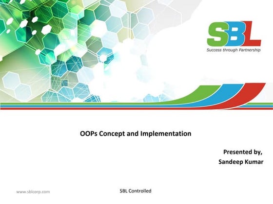 OOPs concept and implementation