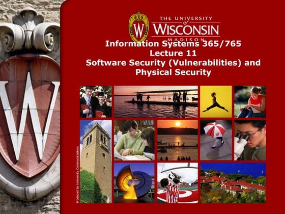 Software security (vulnerabilities) and physical security