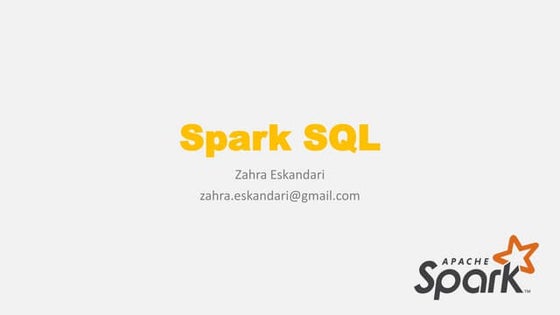 Spark sql