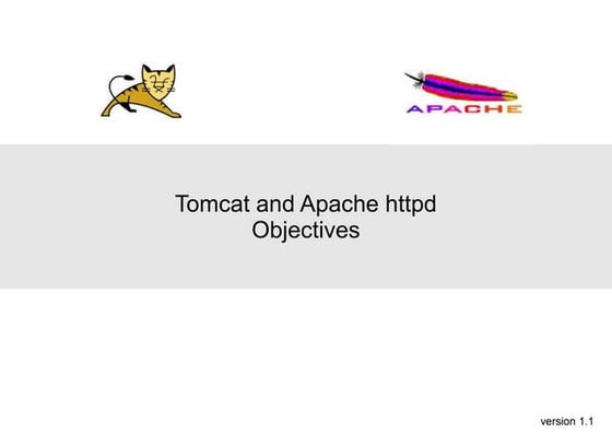 Tomcat and apache httpd training