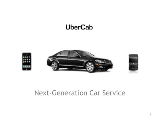 Uber pitch deck 2008