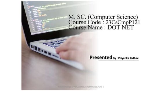 Unit2_3.pptx Chapter 2 Introduction to C#