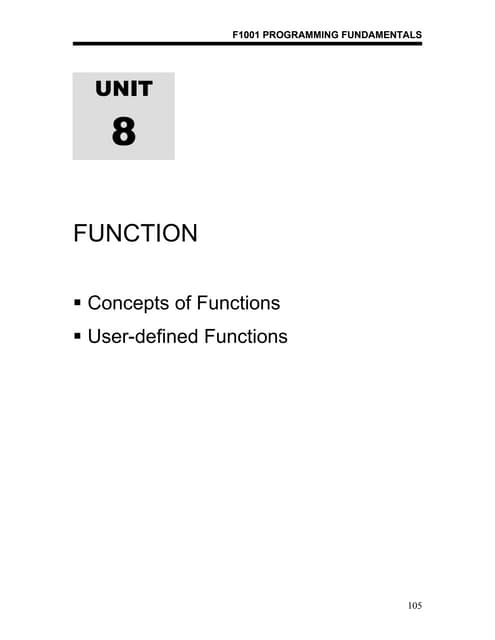 Unit 8